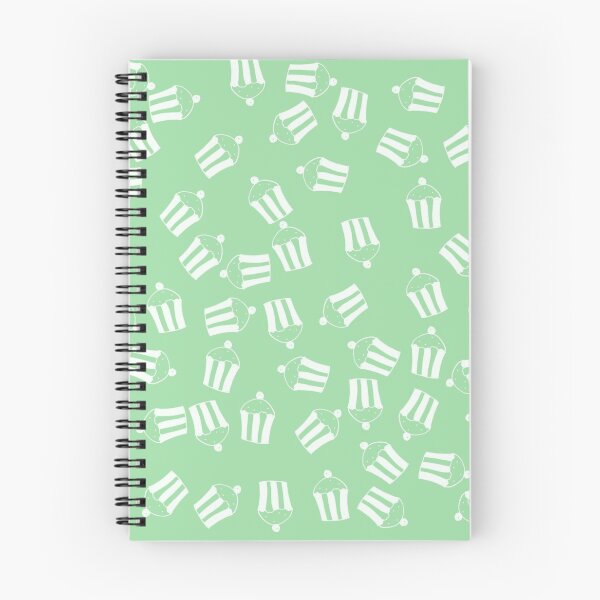 Item preview, Cute cupcake pattern on green background designed and sold by Aura-E.