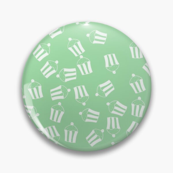 Item preview, Cute cupcake pattern on green background designed and sold by Aura-E.