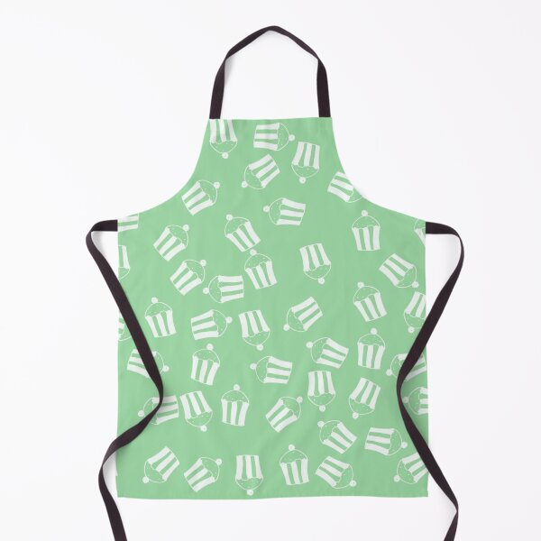 Item preview, Cute cupcake pattern on green background designed and sold by Aura-E.
