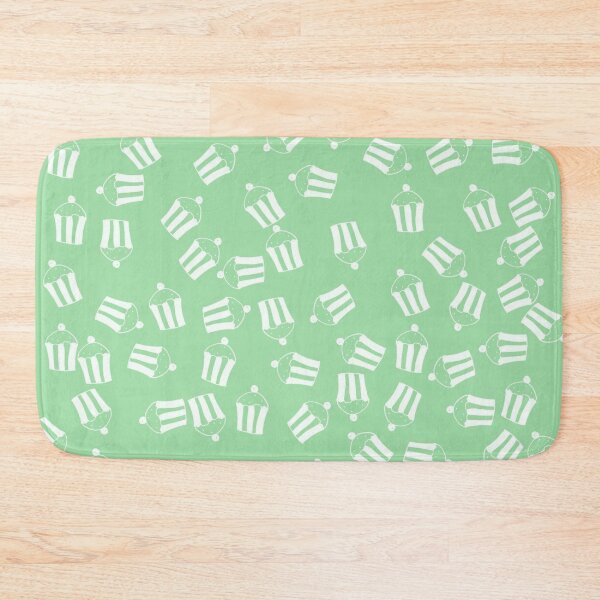 Item preview, Cute cupcake pattern on green background designed and sold by Aura-E.