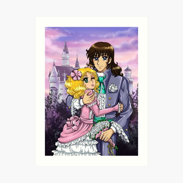 Candy-Candy and Terry Grandchaster Art Print