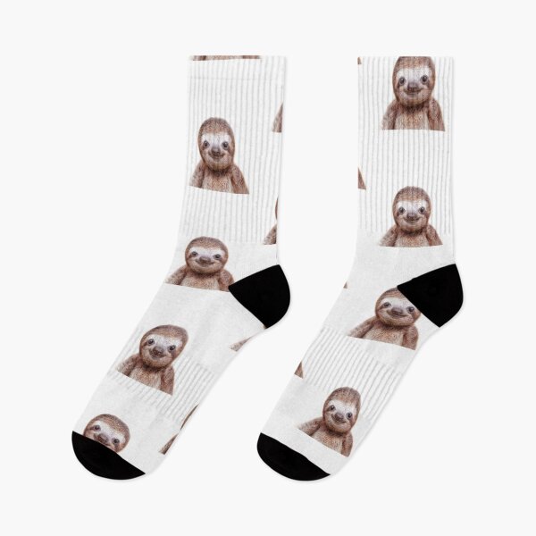 Item preview, Baby Sloth Animals Art by Zouzounio Art designed and sold by zouzounioart.
