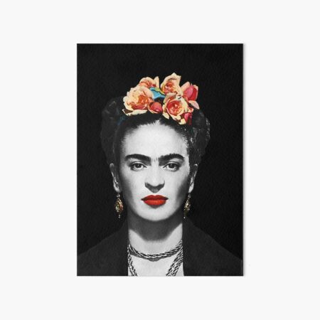 Item preview, black and white frida kahlo designed and sold by aanase.