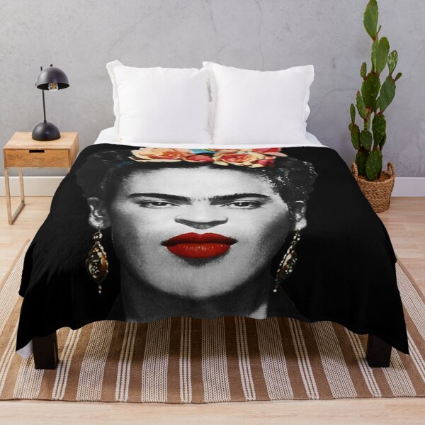 Item preview, black and white frida kahlo designed and sold by aanase.