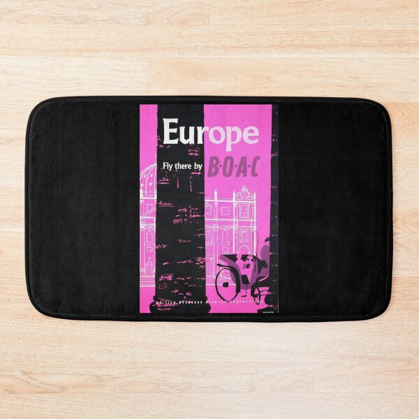 Item preview, Europe fly There retro poster designed and sold by CorasPosters.