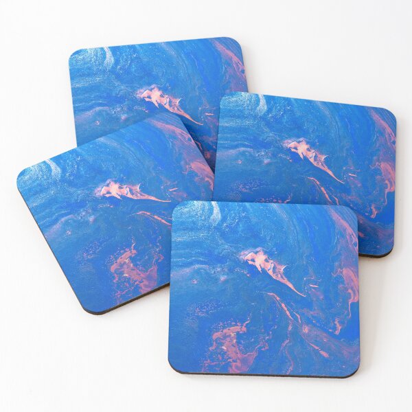Item preview, Pink Tide acrylic abstract painting designed and sold by Color Splash Gallery.