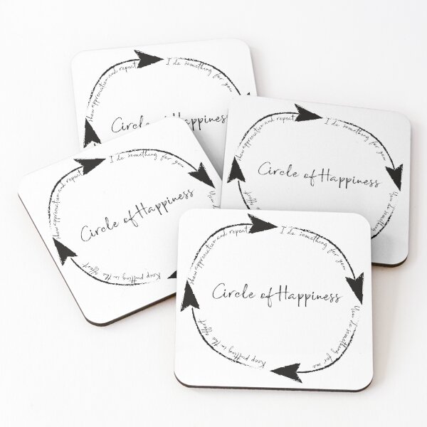 Item preview, Circle of Happiness designed and sold by Ohmywordartist.