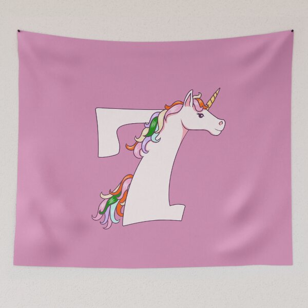 Item preview, 7th Unicorn Birthday Themed Party Gift Ideas designed and sold by Tom2468.