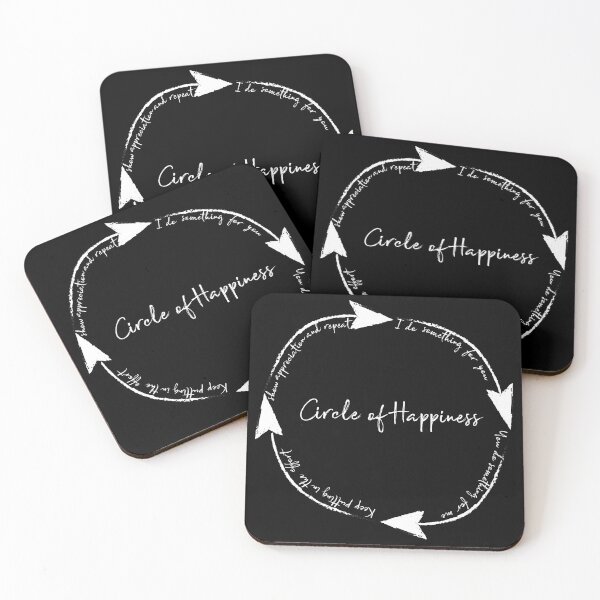 Item preview, Circle of Happiness Chalkboard designed and sold by Ohmywordartist.