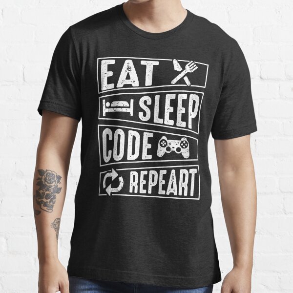 Eat Sleep Code Repeat Essential T-Shirt