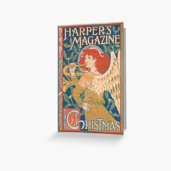 Item preview, Eugene Grasset - Harper's Magazine. Christmas - 1892 designed and sold by playmap.