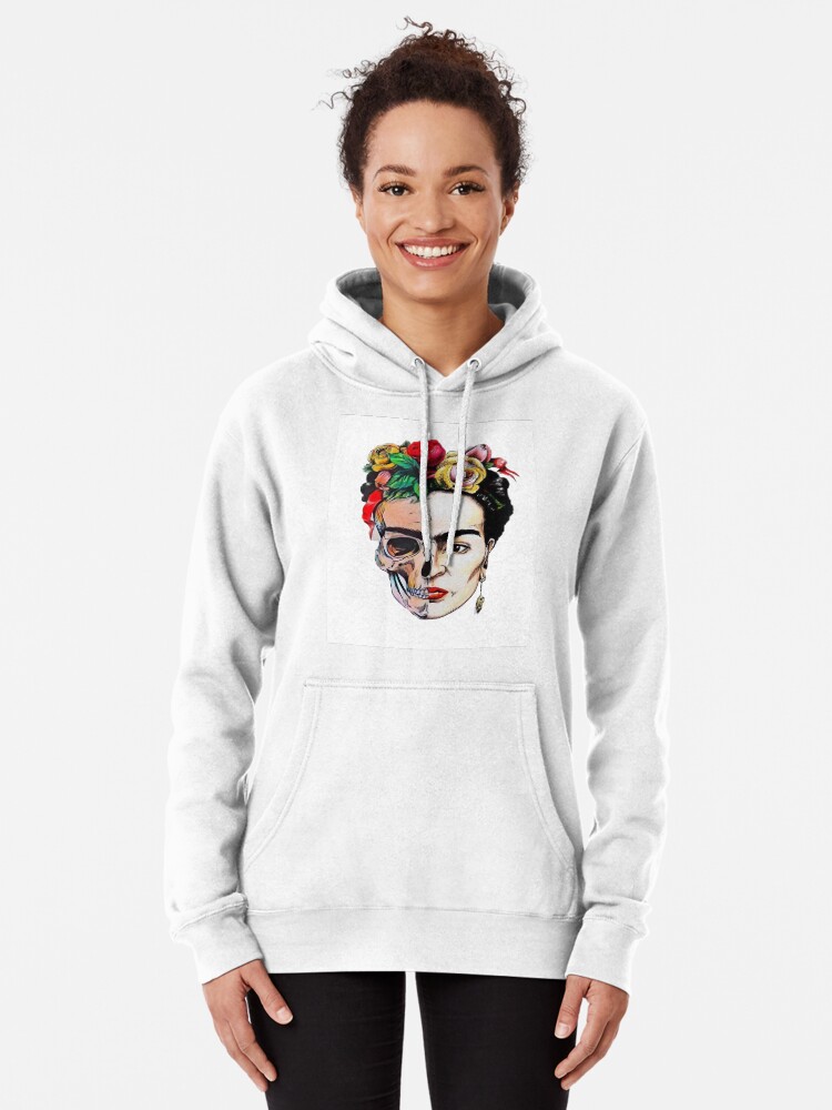 Calavera de Frida Kahlo Sudadera con capucha