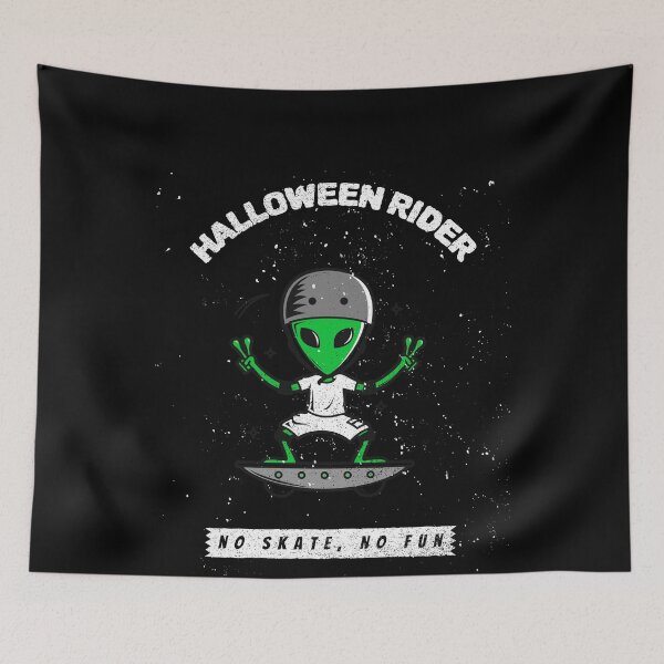 Item preview, Halloween spooky retro alien ufo rider costume, No skate, no fun. Skating, lover gift designed and sold by RoManSmArt.