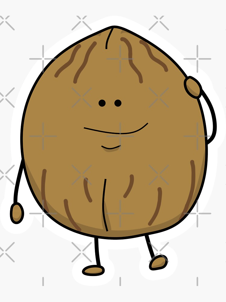 "walnut" Sticker for Sale by Sydneycc Redbubble