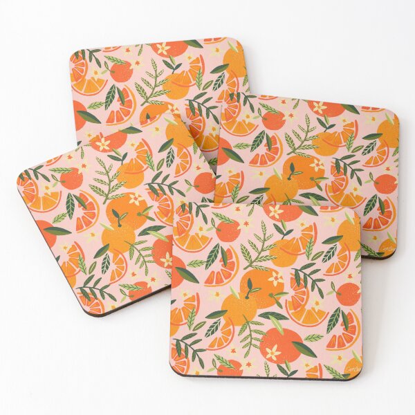 Item preview, Orange Blooms – Blush designed and sold by Cat Coquillette.