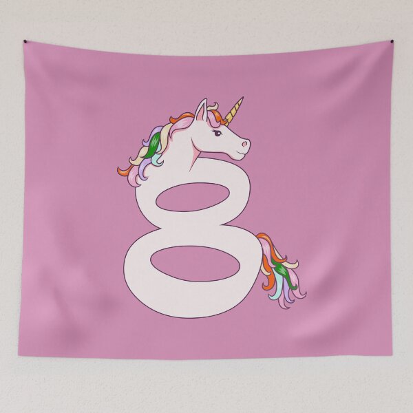 Item preview, 8th Unicorn Birthday Themed Party Gift Ideas designed and sold by Tom2468.