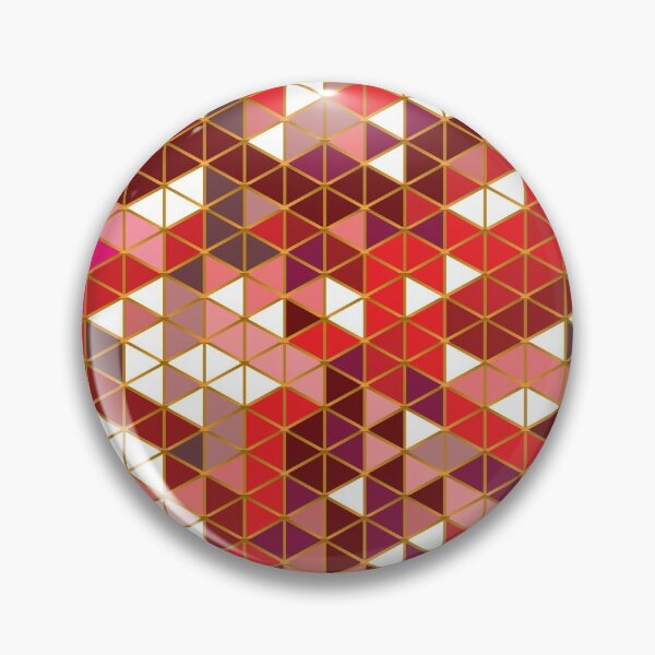 Item preview, Geometric Triangles | Red Variant designed and sold by ZMorrisDesigns.