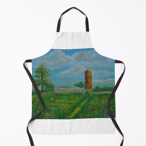 Item preview, Oil Painting - Linton Water Tower, Cambridgeshire 2016 designed and sold by Igor Pozdnyakov.