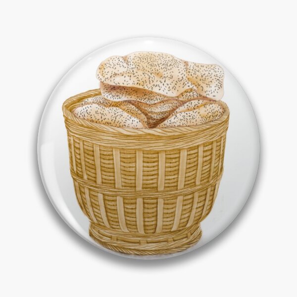 Item preview, Watercolor Illustration of Chinese Snack - Kite Mooncake | 风吹饼 designed and sold by iswenyi.