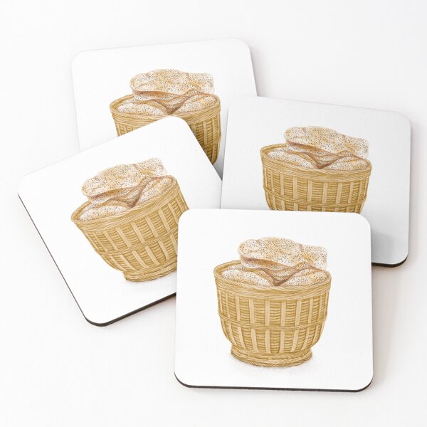 Item preview, Watercolor Illustration of Chinese Snack - Kite Mooncake | 风吹饼 designed and sold by iswenyi.