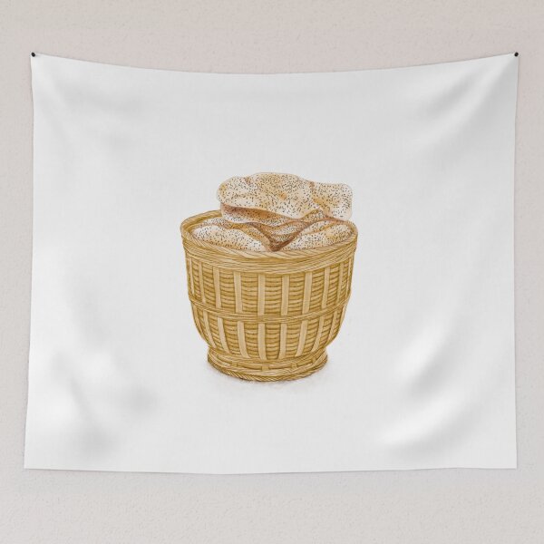 Item preview, Watercolor Illustration of Chinese Snack - Kite Mooncake | 风吹饼 designed and sold by iswenyi.