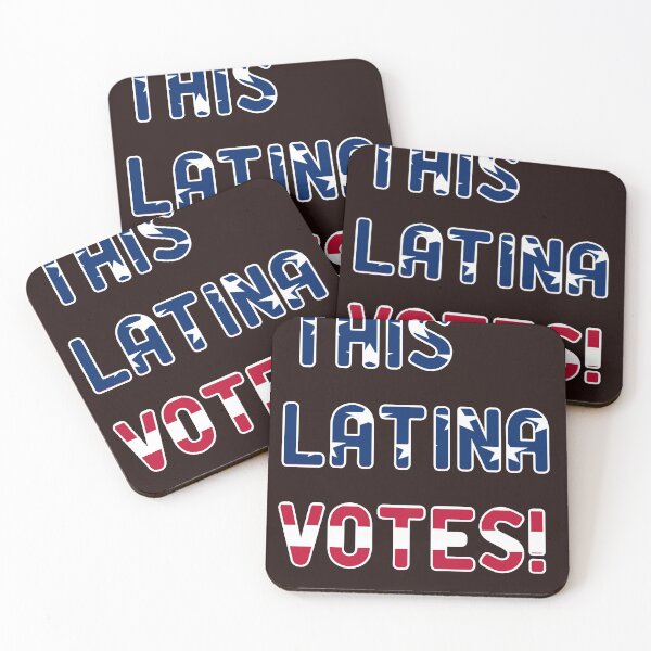 Item preview, This Latina Votes America Flag Empowered Woman Voting  designed and sold by Sarah38.