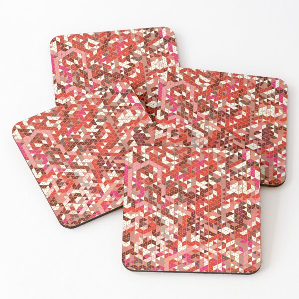 Item preview, Geometric Triangles | Red Variant designed and sold by ZMorrisDesigns.