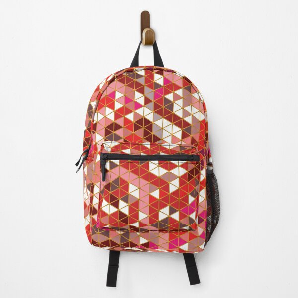 Item preview, Geometric Triangles | Red Variant designed and sold by ZMorrisDesigns.