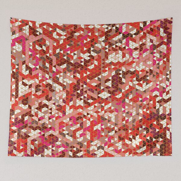 Item preview, Geometric Triangles | Red Variant designed and sold by ZMorrisDesigns.