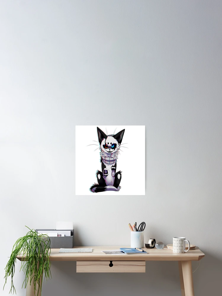 Thumbnail 2 of 3, Poster, Gaster Cat designed and sold by Ruthria.