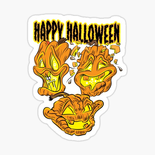 Item preview, Happy Halloween Jack-O-Lanterns by eShirtLabs designed and sold by eShirtLabs.