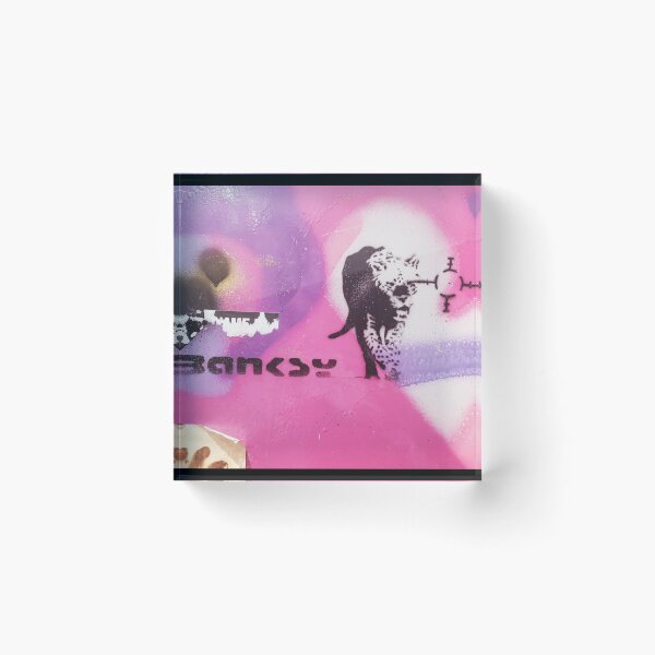 Item preview, BANKSY Pink Mural With Tiger designed and sold by WE-ARE-BANKSY.