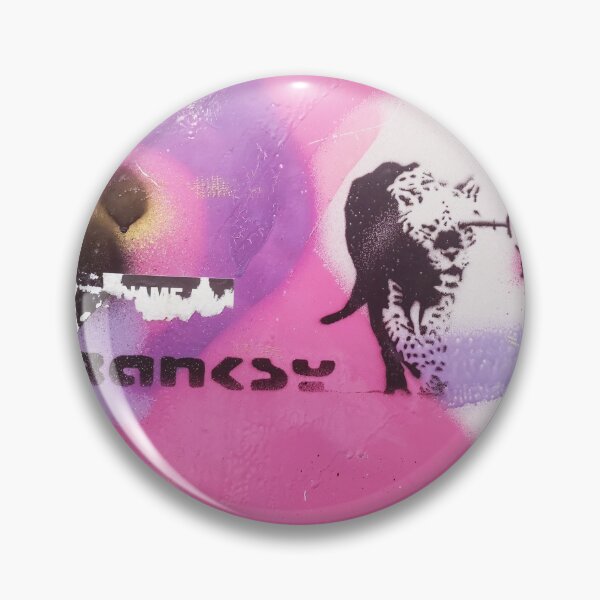 Item preview, BANKSY Pink Mural With Tiger designed and sold by WE-ARE-BANKSY.