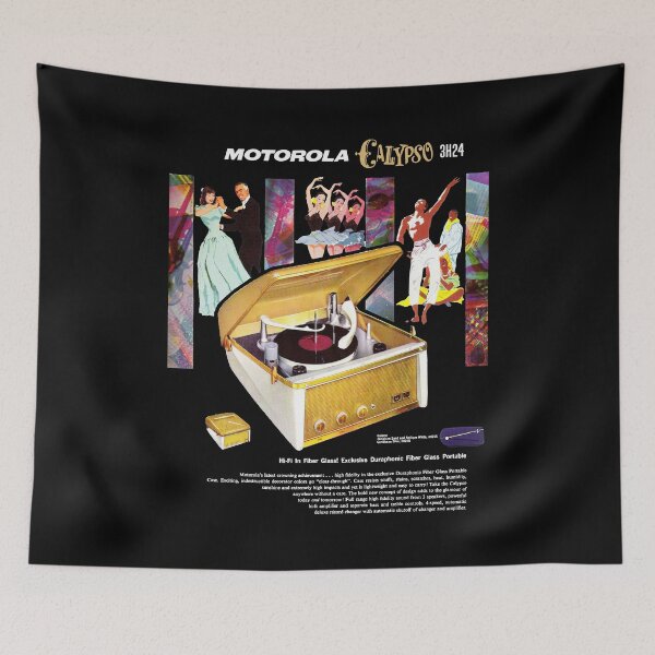 Item preview, MOTOROLA CALYPSO RECORD PLAYER - ADVERT designed and sold by ThrowbackAds.