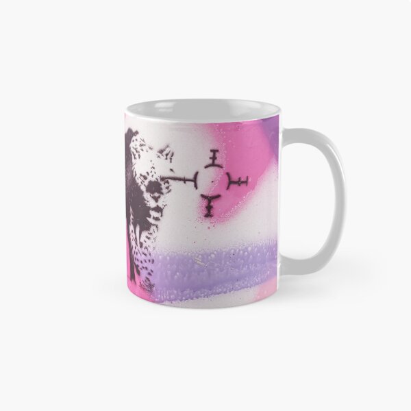 Item preview, BANKSY Pink Mural With Tiger designed and sold by WE-ARE-BANKSY.
