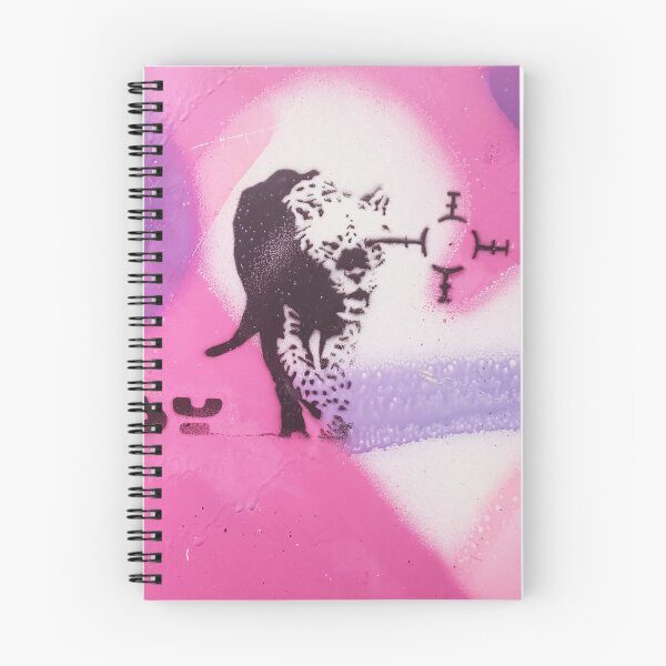 Item preview, BANKSY Pink Mural With Tiger designed and sold by WE-ARE-BANKSY.