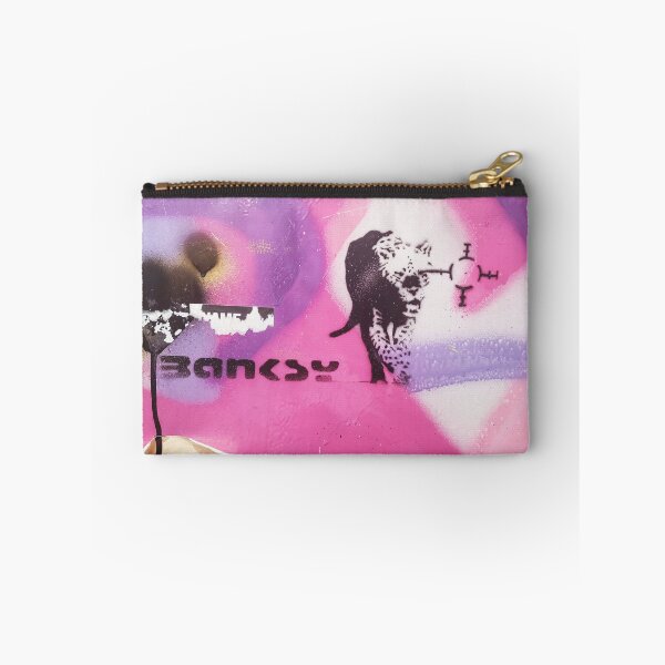 Item preview, BANKSY Pink Mural With Tiger designed and sold by WE-ARE-BANKSY.