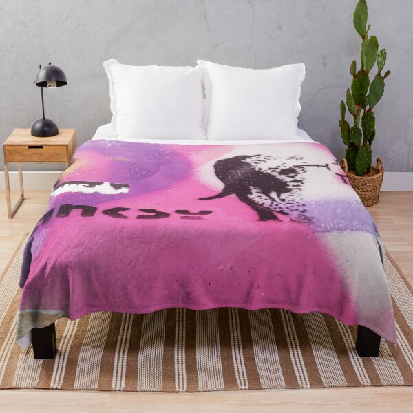 Item preview, BANKSY Pink Mural With Tiger designed and sold by WE-ARE-BANKSY.