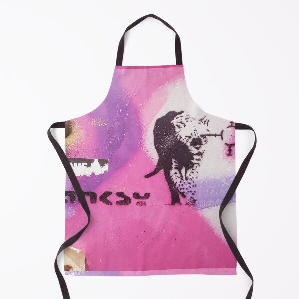 Item preview, BANKSY Pink Mural With Tiger designed and sold by WE-ARE-BANKSY.