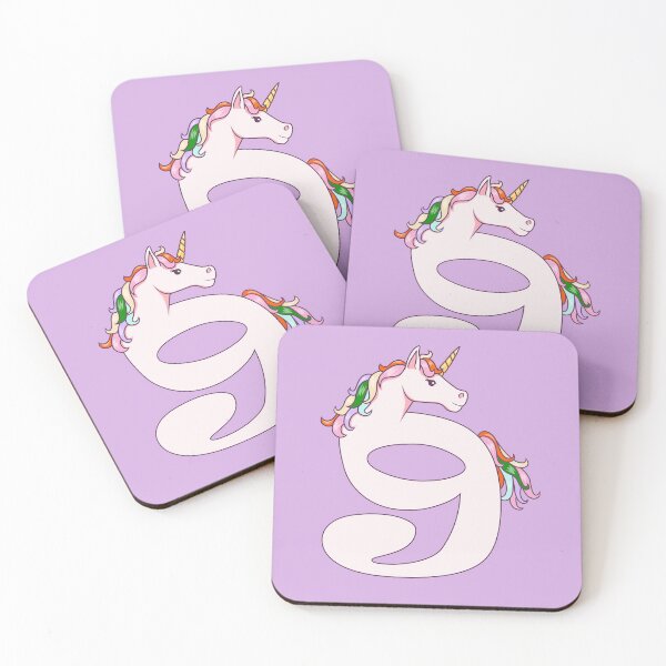 Item preview, 9th Unicorn Birthday Themed Party Gift Ideas designed and sold by Tom2468.