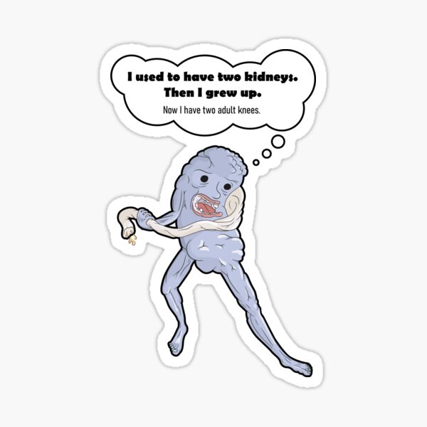 "Dad Jokes Kidney part 3" Sticker for Sale by Humanstore Redbubble