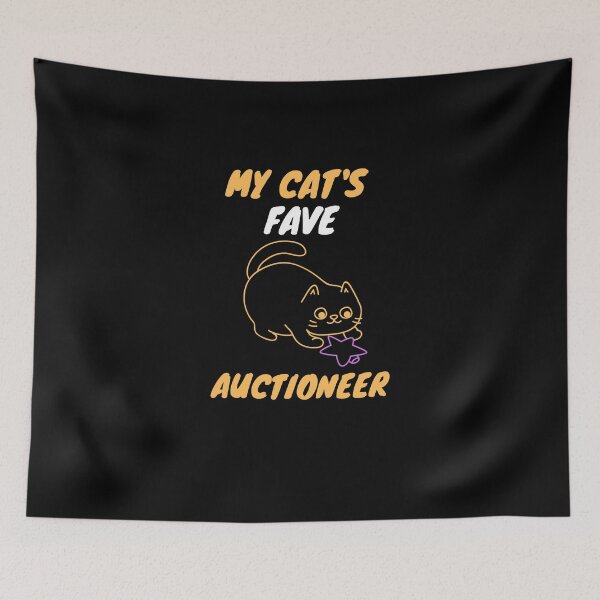 Item preview, My cat's fave auctioneer designed and sold by SnowballStep.