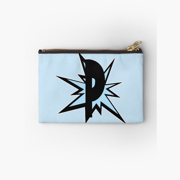 Item preview, Monogram P letter initials in light blue - alphabet designed and sold by MadandMean.