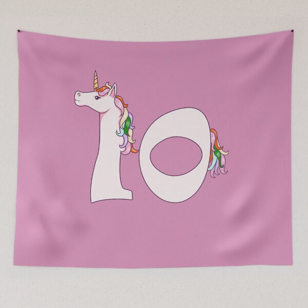 Item preview, 10th Unicorn Birthday Themed Party Gift Ideas designed and sold by Tom2468.