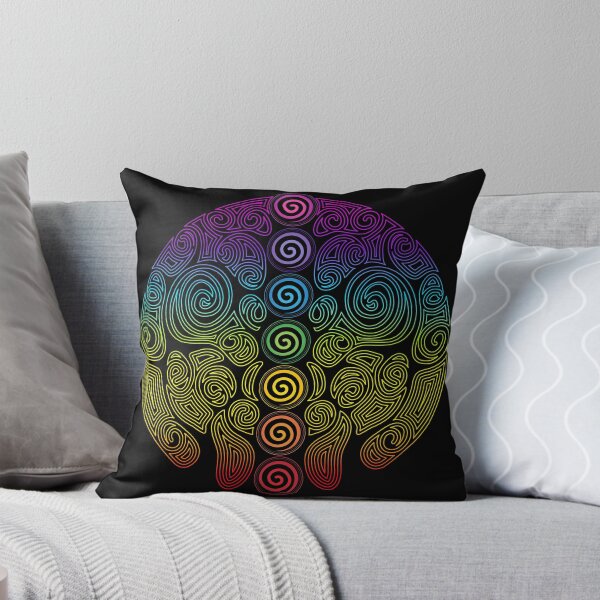 Item preview, 7 Chakra Swirls Tree - 42b ChakraC designed and sold by chakraplaza.