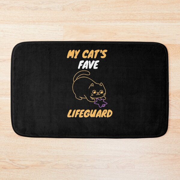 Item preview, My cat's fave lifeguard designed and sold by SnowballStep.