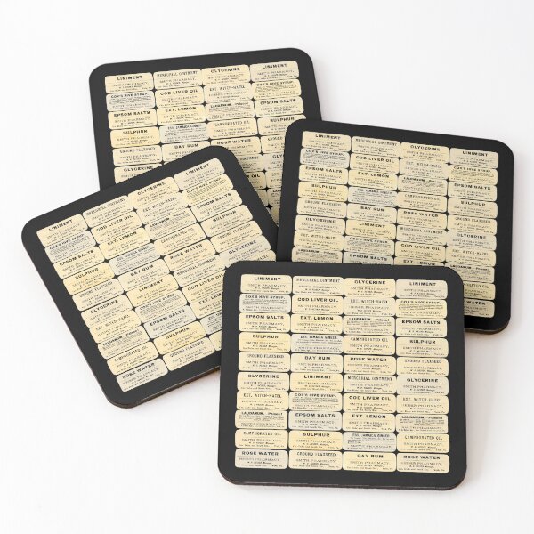 Item preview, Vintage pharmacy bottle labels designed and sold by Eenig.
