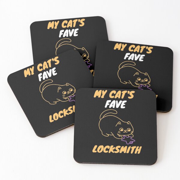 Item preview, My cat's fave locksmith designed and sold by SnowballStep.