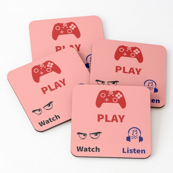 Item preview, Play, Watch and Listen designed and sold by ak3shay.