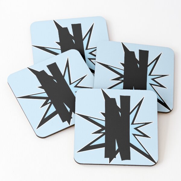 Item preview, Letter N as comic art pop art alphabet monogram - initials designed and sold by MadandMean.